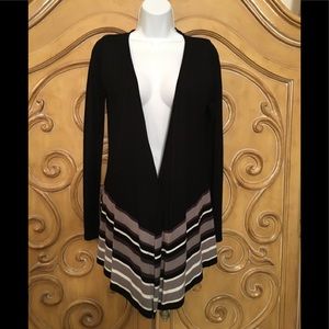 Willi Smith striped hem cardigan